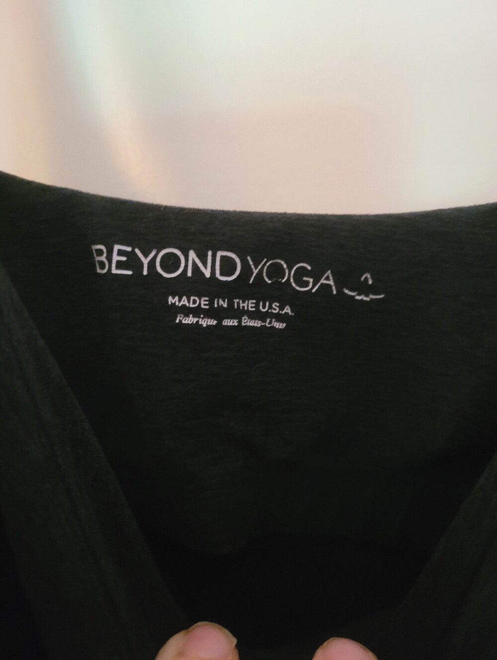 Beyond Yoga Black Heathered Midi Dress With Side Split - Picture 4 of 6